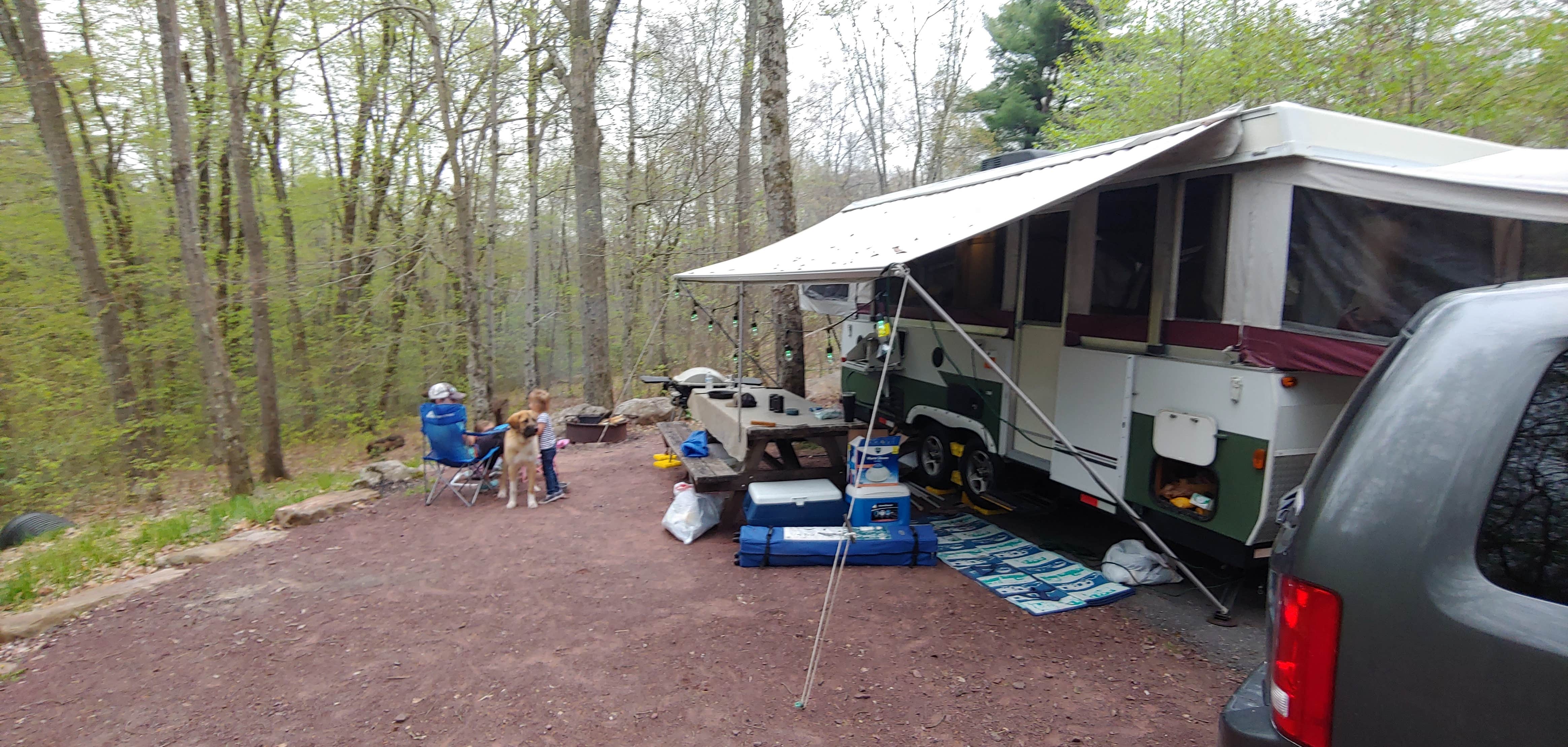 Benjamin A.'s photo at Hickory Run State Park Campground near Thornhurst, PA