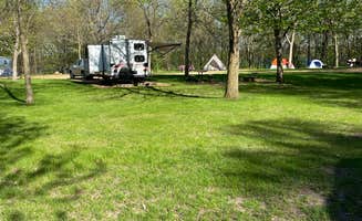 Amy K.'s photo of rv camping at Lake Auburn Campground near Maple Lake, MN