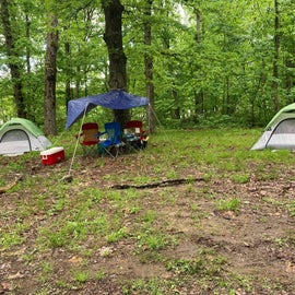 our camping area at bi-color