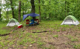 John B.'s photo of a dispersed camping area at Bi-Color Campground (Catoosa WMA) near Birchwood, TN