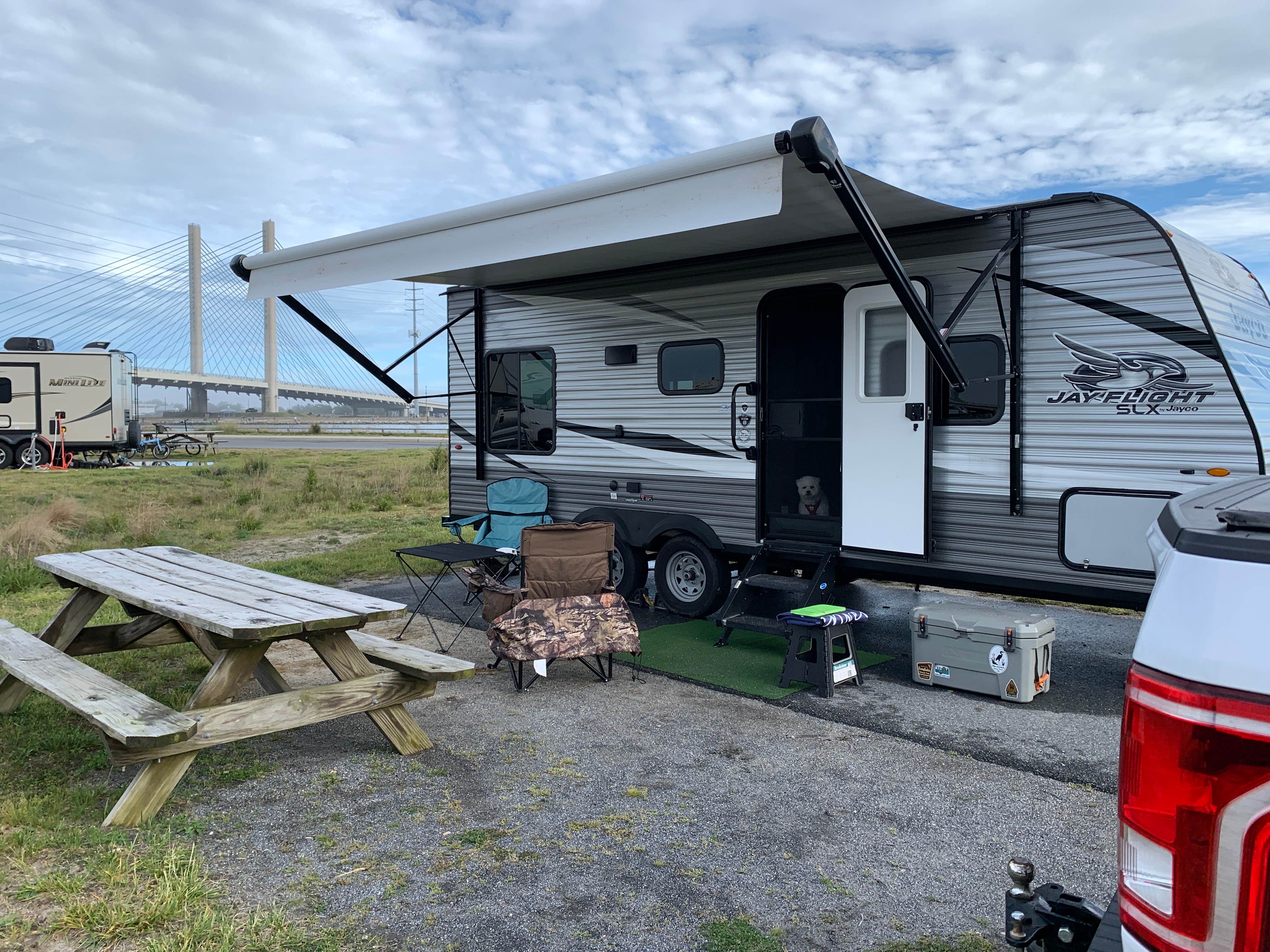 Laure D.'s photo of rv camping at Delaware Seashore State Park Campground in Delaware
