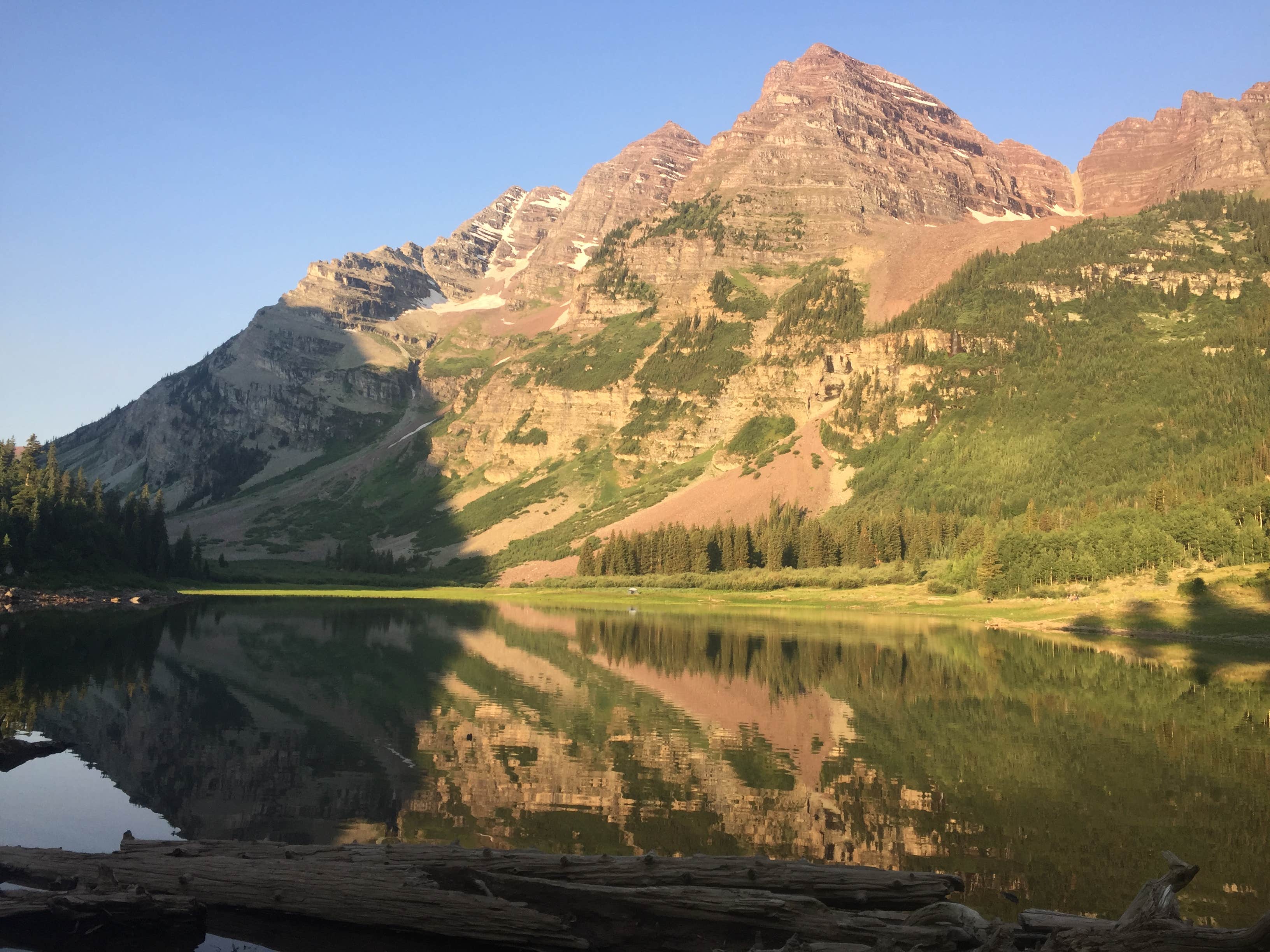 Camper-submitted photo at Maroon Bells - Snowmass Wilderness - Crater Lake Campground near Snowmass Village, CO