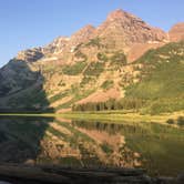 Review photo of Maroon Bells - Snowmass Wilderness - Crater Lake Campground by Cory D., July 13, 2018