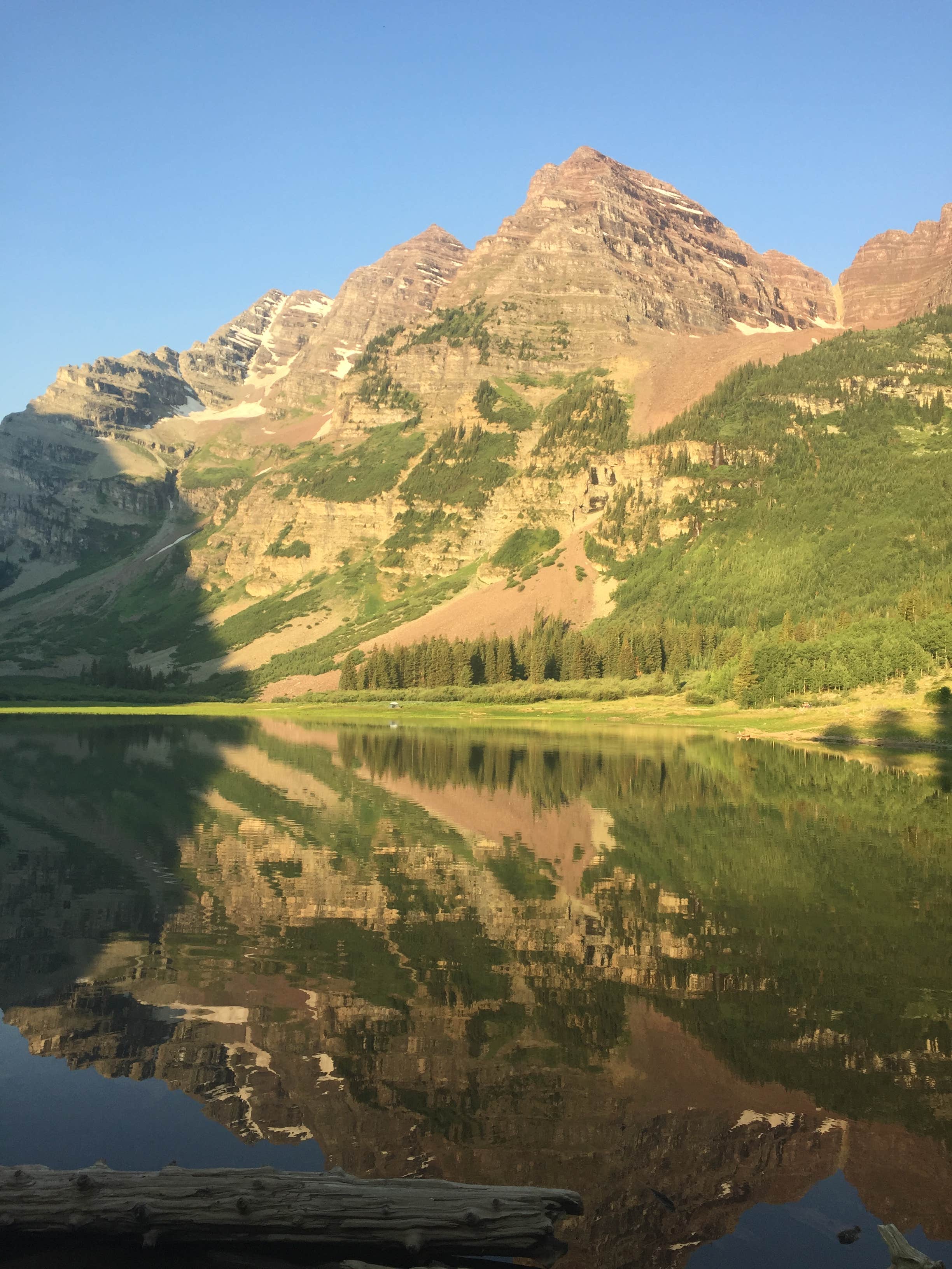 Camper-submitted photo at Maroon Bells - Snowmass Wilderness - Crater Lake Campground near Snowmass Village, CO