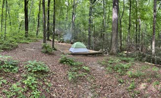 Brandon L.'s photo of tent camping at Jones Gap State Park Campground in South Carolina