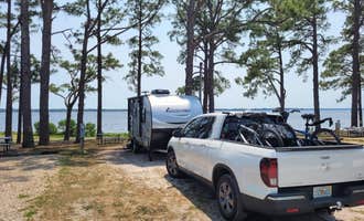 Camping near Panacea RV Park: Holiday Campground on Ochlockonee Bay, Panacea, Florida