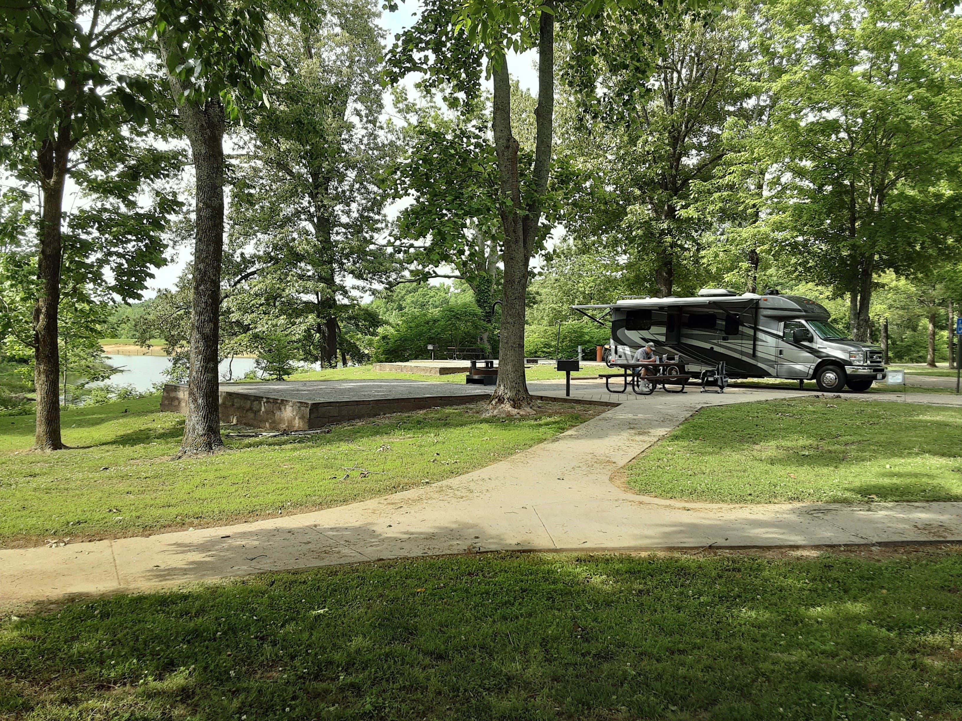 Gary P.'s photo of rv camping at Mississippi River State Park Campground near Holly Grove, AR