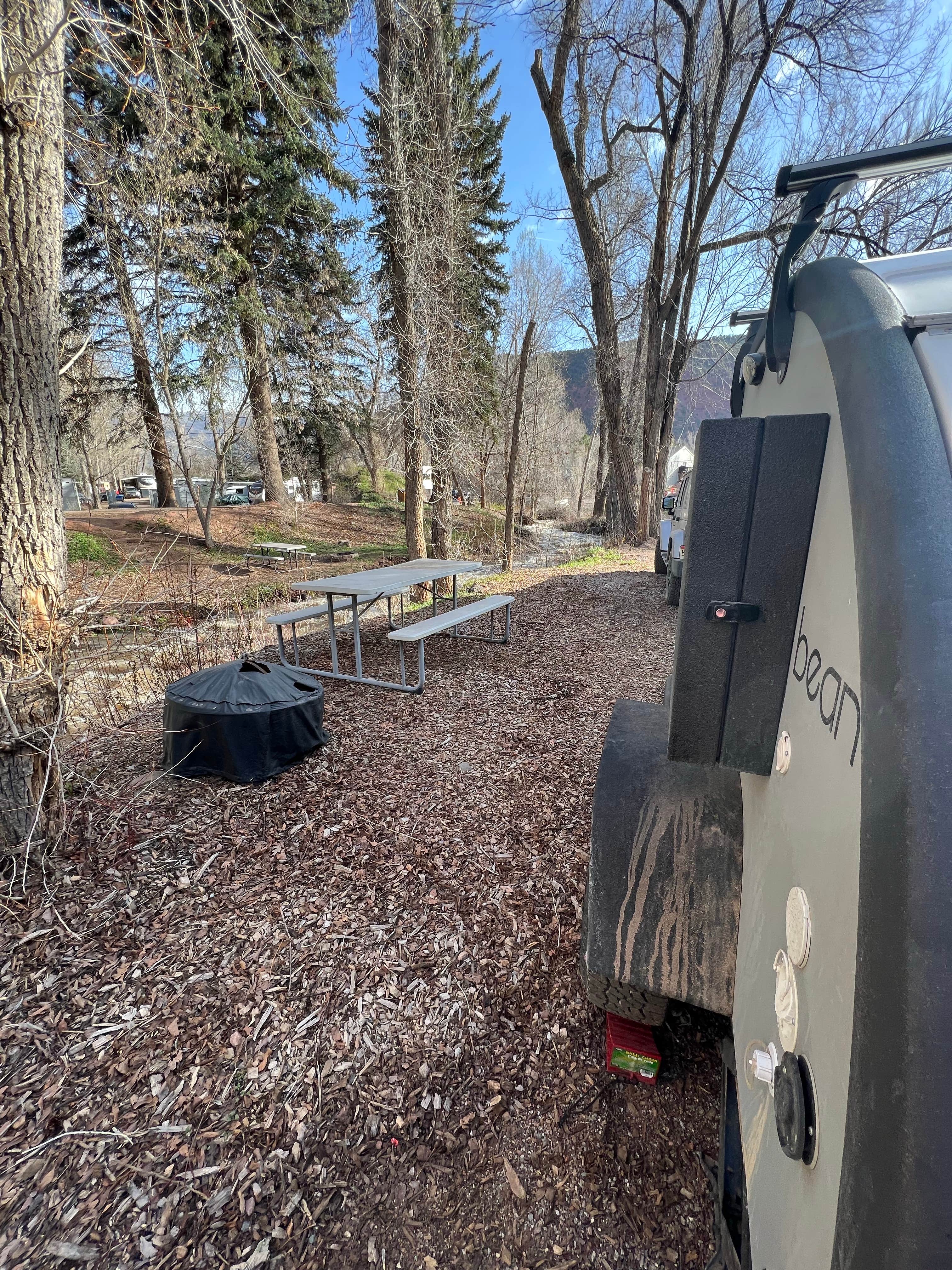Camper-submitted photo at Hideout Cabins and Campground near Rifle, CO