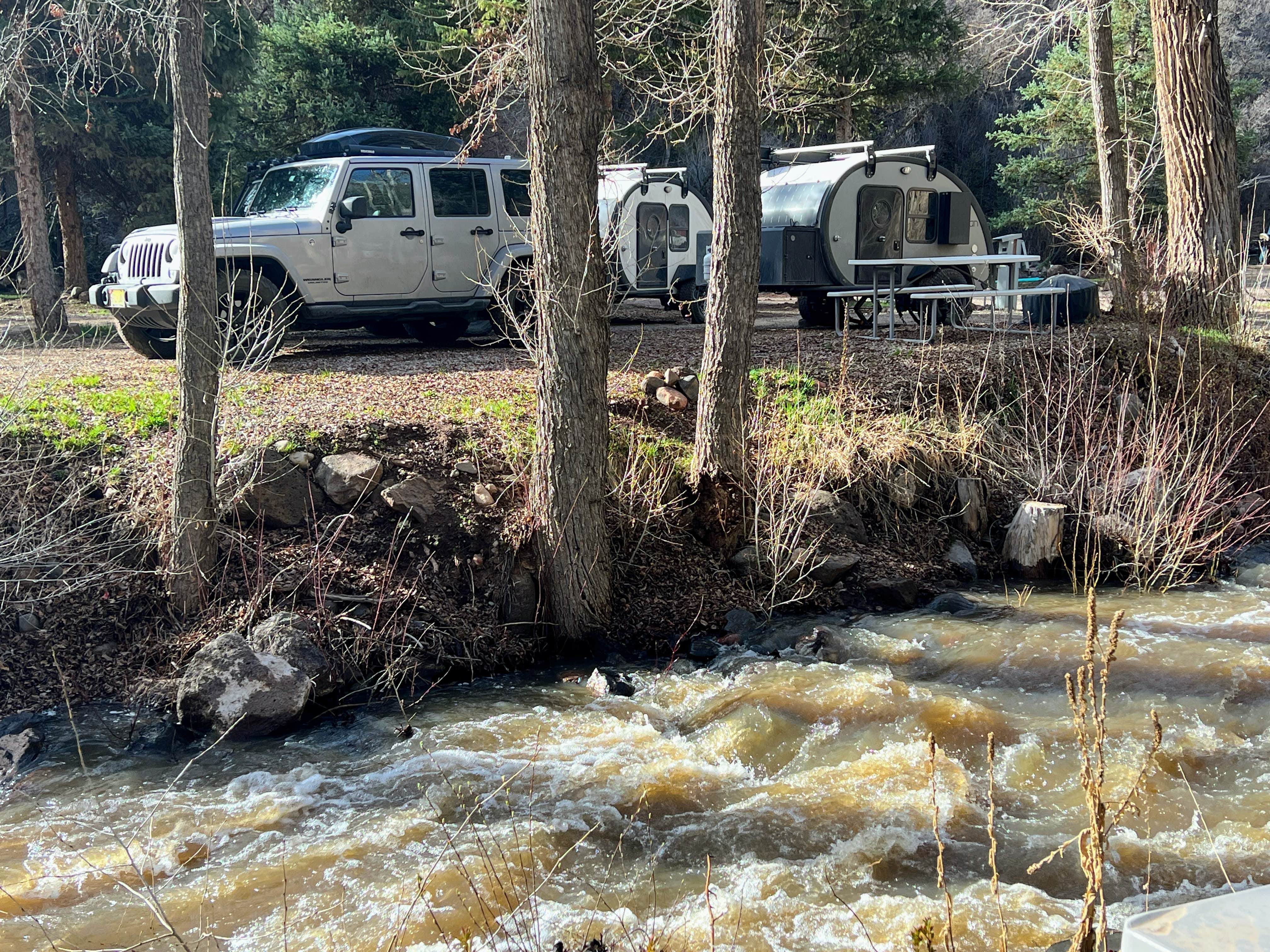 Camper-submitted photo at Hideout Cabins and Campground near Rifle, CO