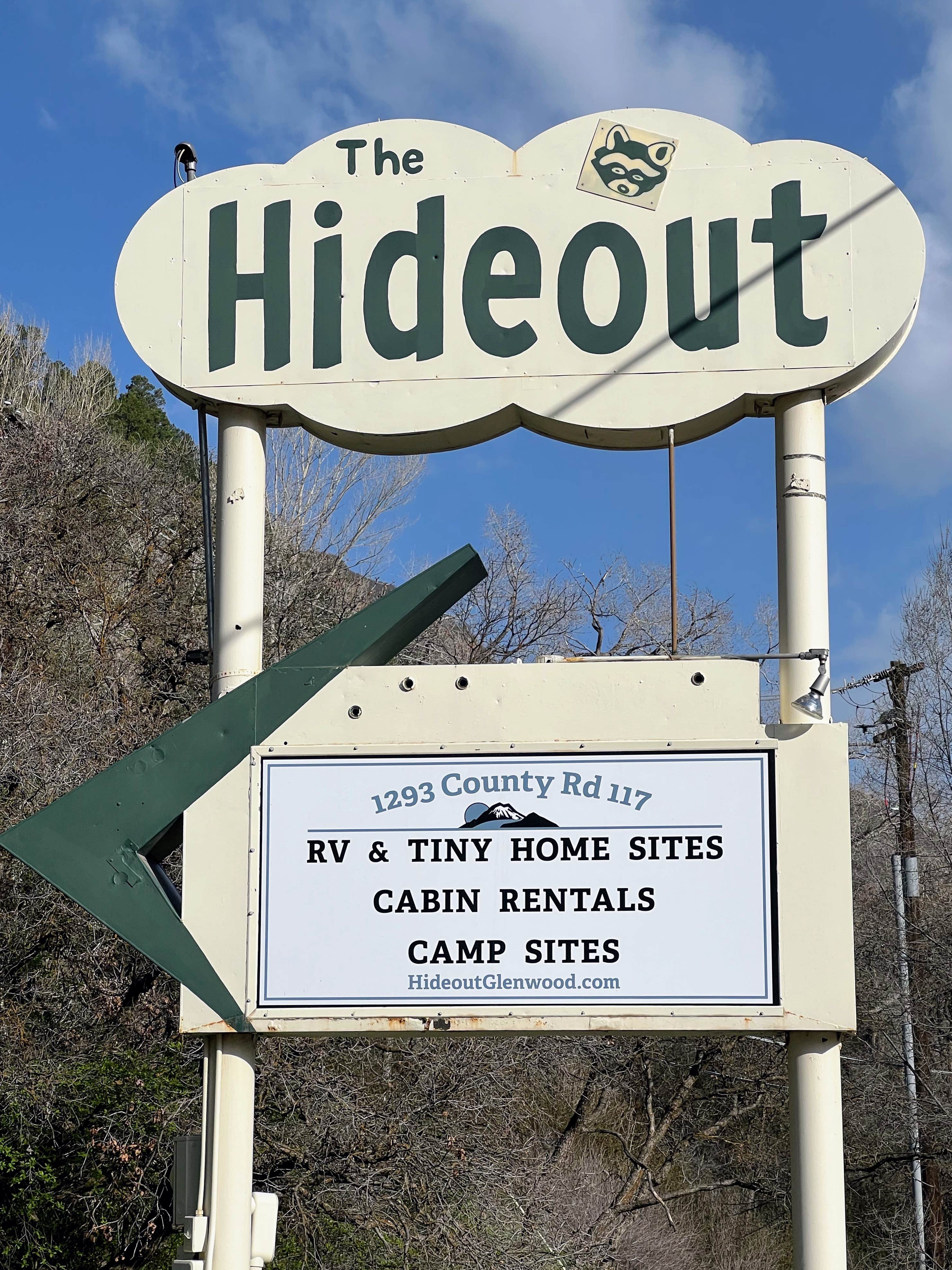 Camper-submitted photo at Hideout Cabins and Campground near Rifle, CO