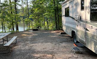 Michelle F.'s photo of rv camping at Poplar Point Campground — Jordan Lake State Recreation Area near Mebane, NC