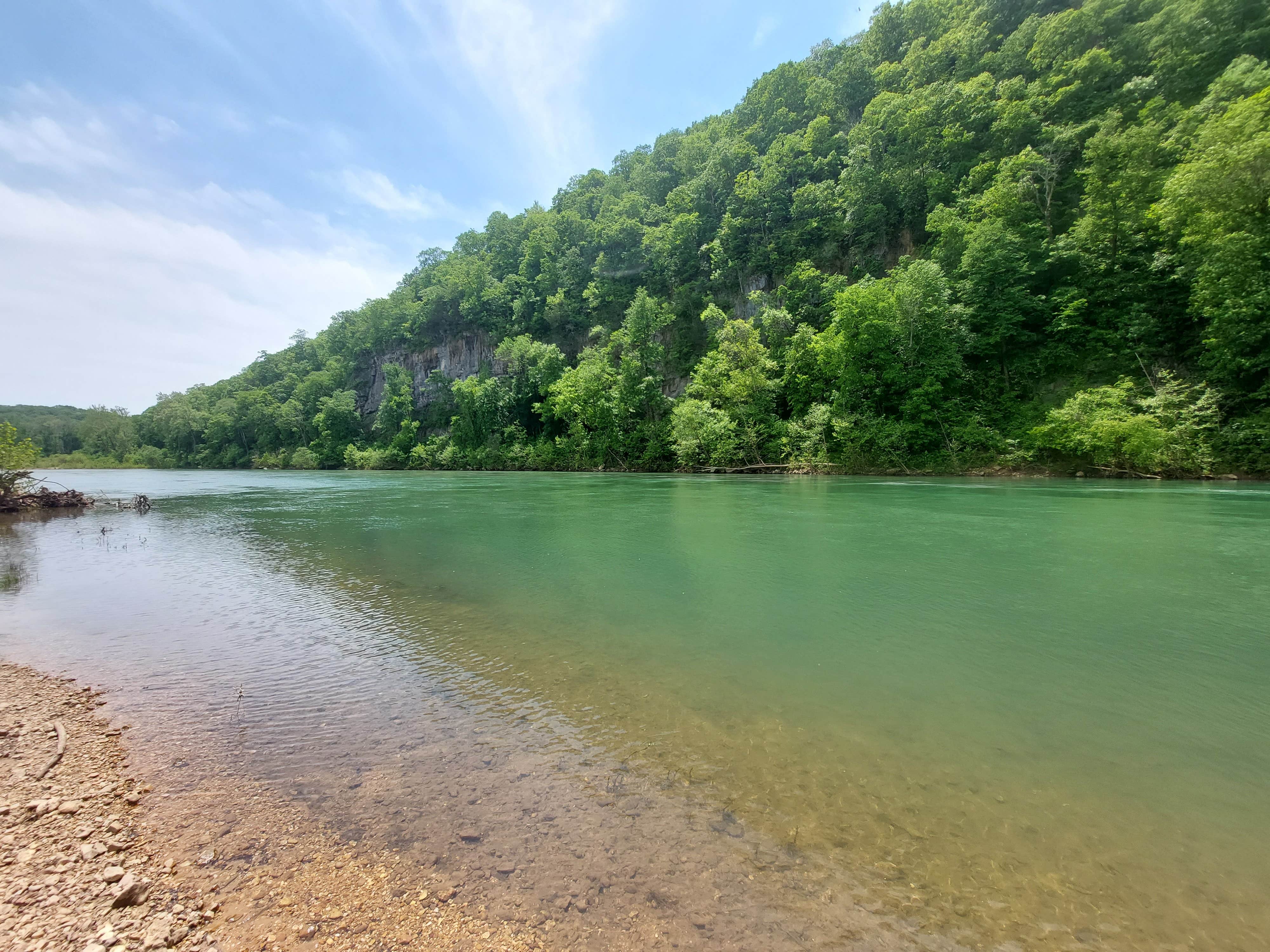 Camper-submitted photo at Log Yard Campground Backcountry Camping — Ozark National Scenic Riverway near Van Buren, MO