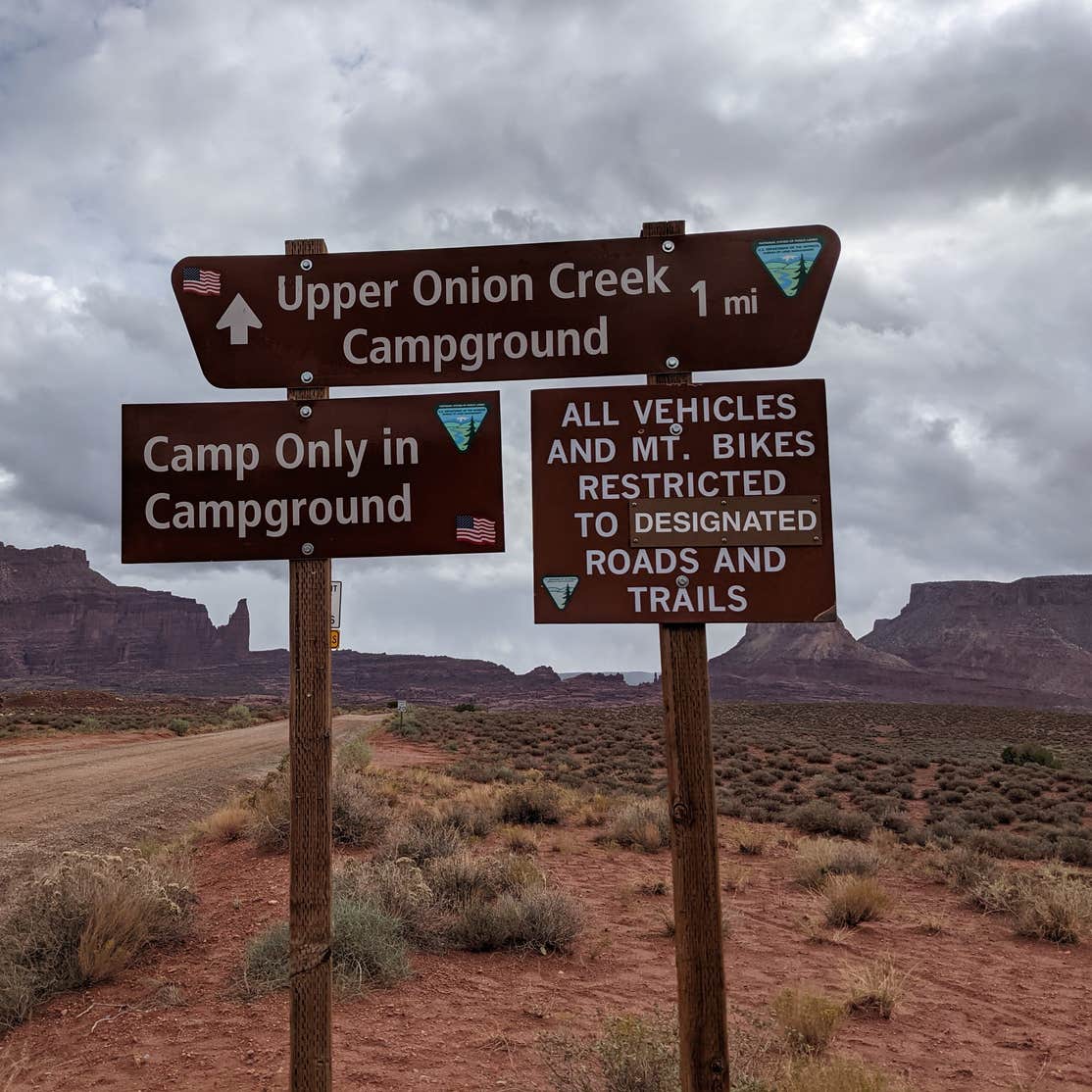 Upper Onion Creek Campground Moab, UT