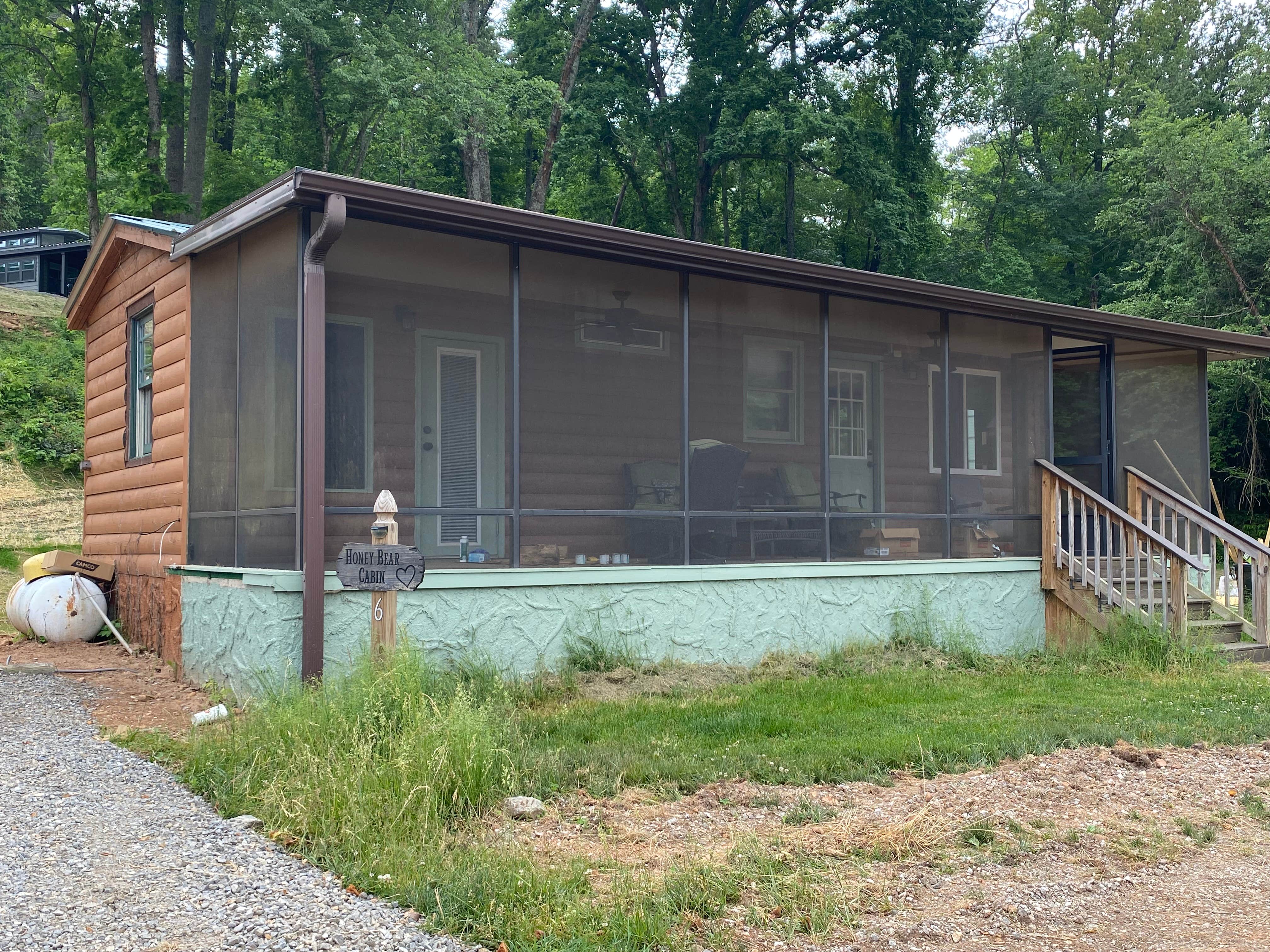 Kirsten J.'s photo of a cabin at Asheville River Cabins near Swannanoa, NC