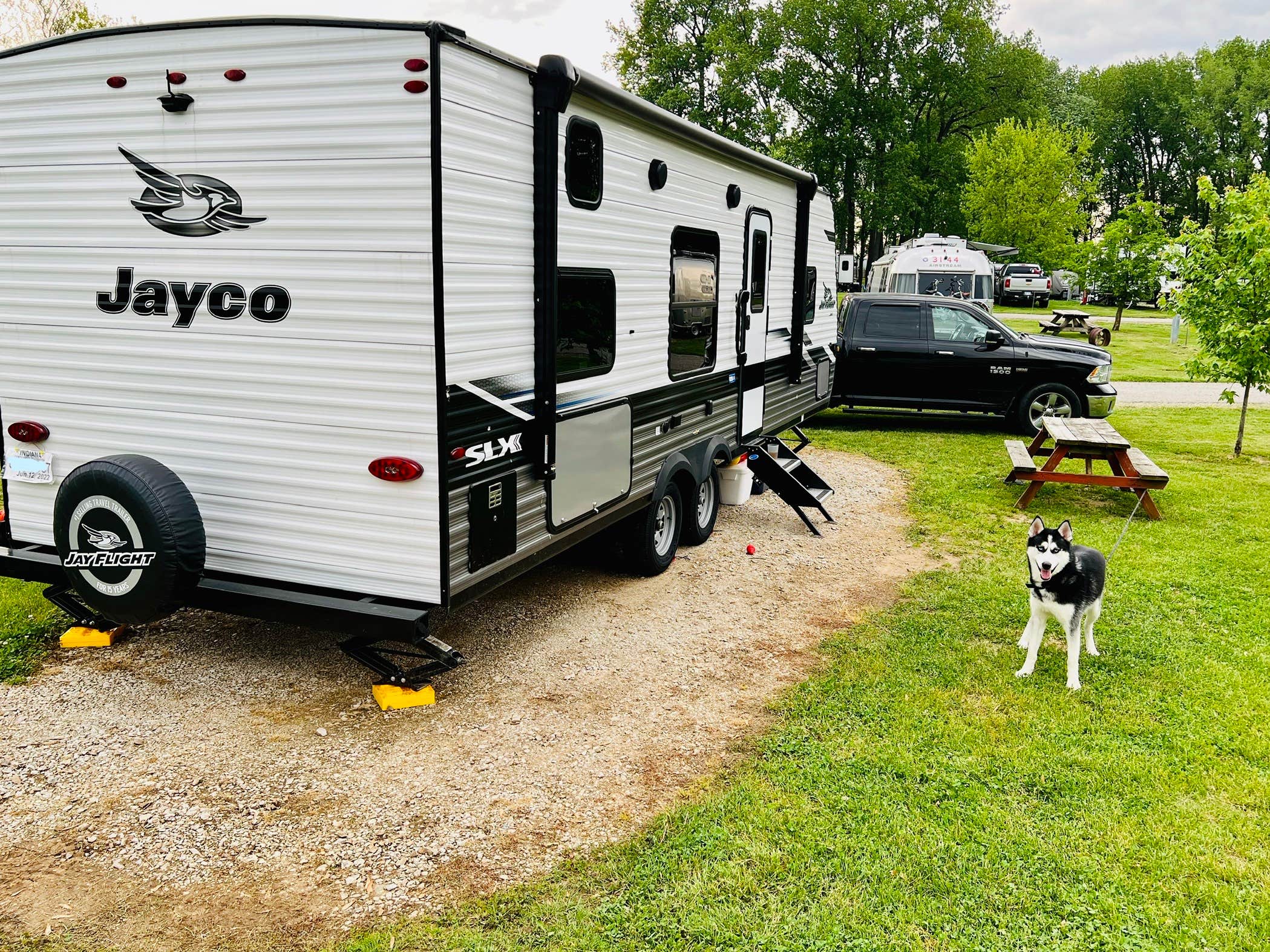 Brian A.'s photo of camping with pets at Old Mill Run Park near Monticello, IN