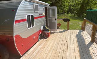 Kirsten J.'s photo of rv camping at The Blue Moon Cottage/RV near National Forests in North Carolina