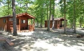 David W.'s photo of a cabin at Big Timber Campground near Rose Hill, VA