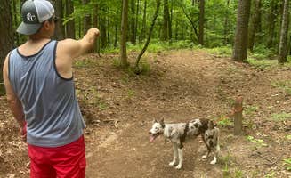 Penny A.'s photo of camping with pets at Lake Claiborne State Park Campground near Haughton, LA