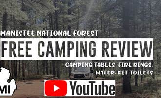 Camping near Bear Track Campground: Manistee National Forest Marzinski Horse Trail Campground, Brethren, Michigan