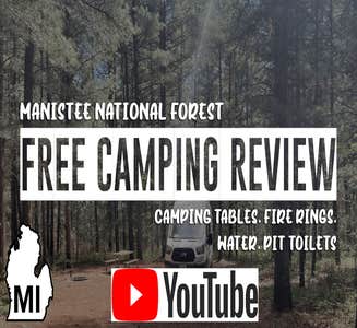 Camper-submitted photo from Manistee National Forest Marzinski Horse Trail Campground
