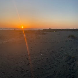 sunset on clam beach :)