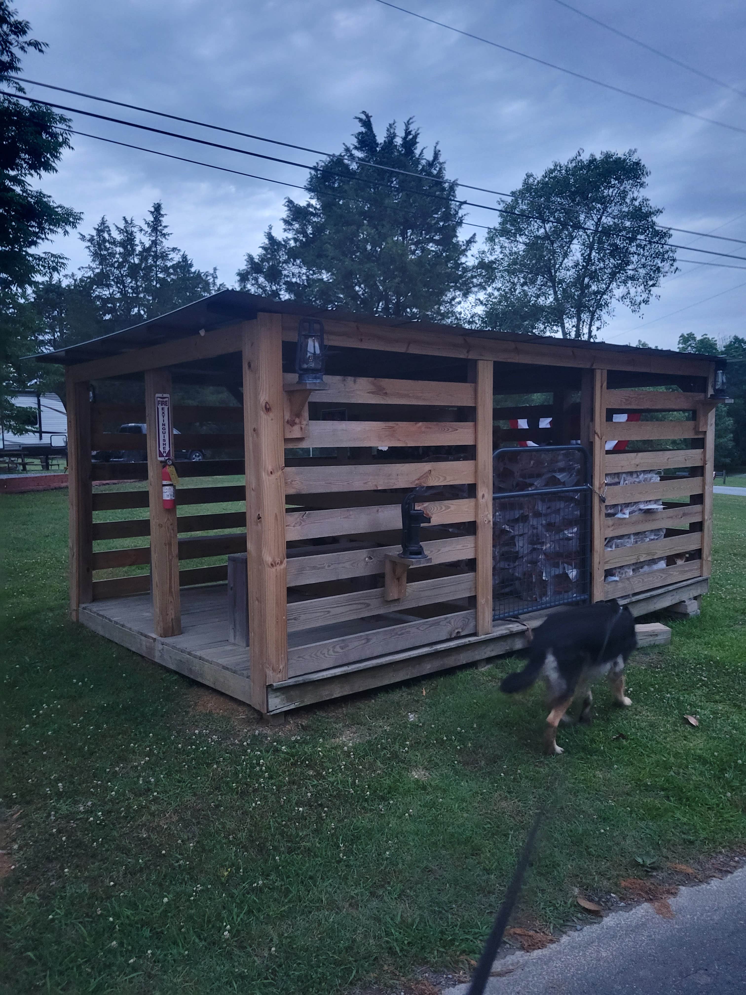 Tracy J.'s photo of glamping accommodations at Calhoun A-OK Campground near Kennesaw, GA