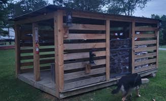Tracy J.'s photo of glamping accommodations at Calhoun A-OK Campground near Rising Fawn, GA