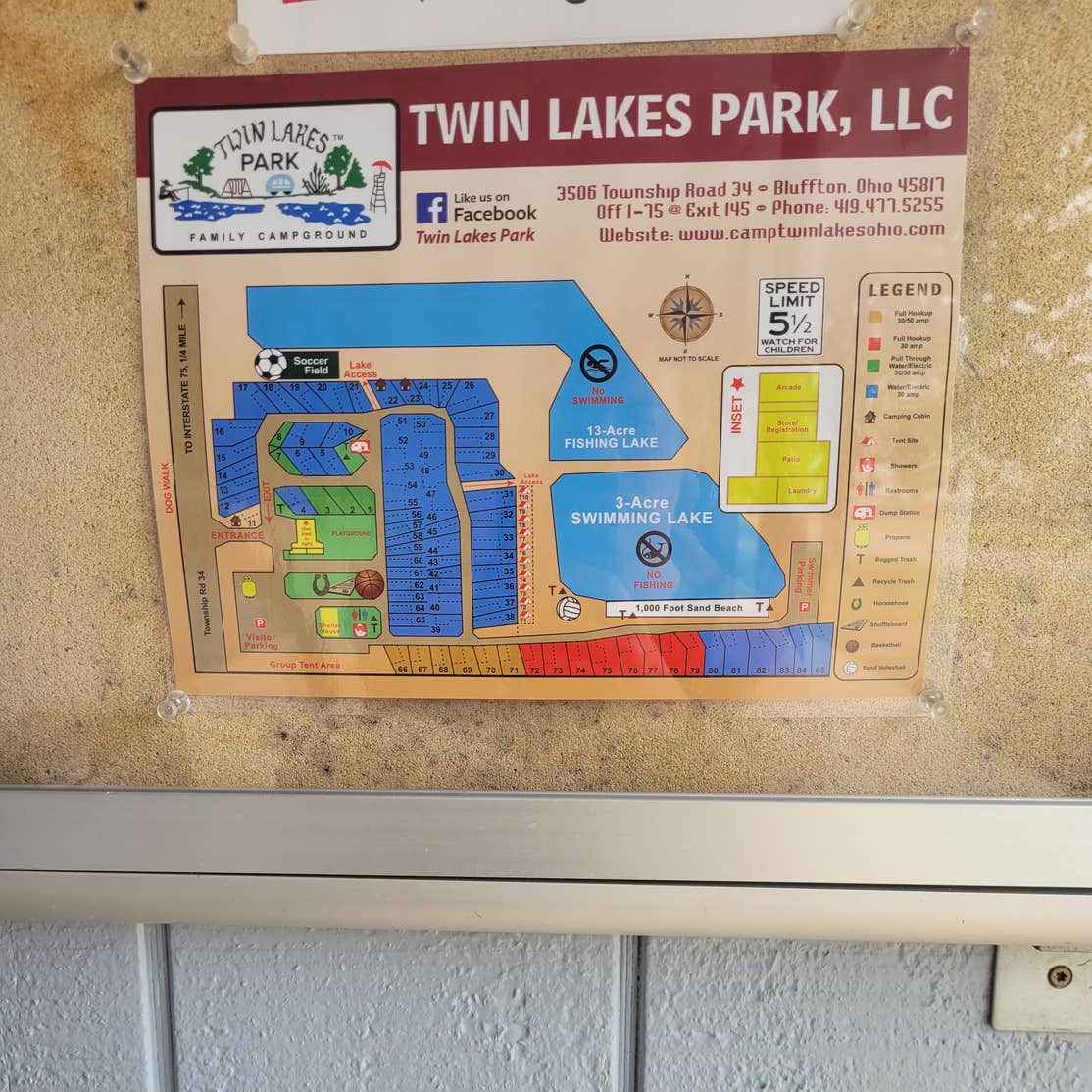 Twin Lakes Park Camping Bluffton, OH