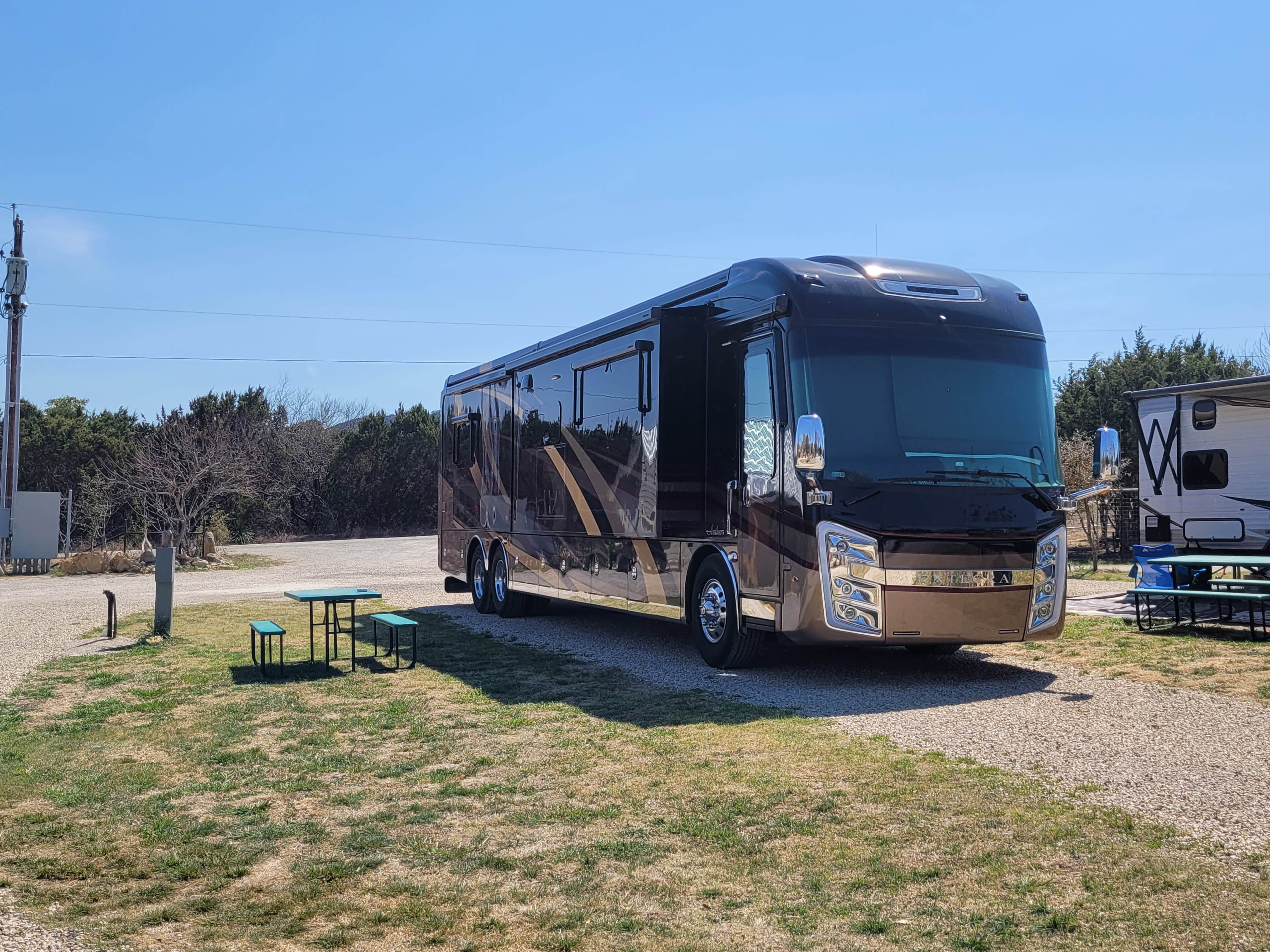 Jennifer G.'s photo of rv camping at Al's Hideaway Cabin and RV Rentals, LLC near Bandera, TX