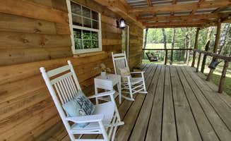 Fancy's photo of a cabin at Fancy Hill Cabins and RV Park LLC near Mount Ida, AR
