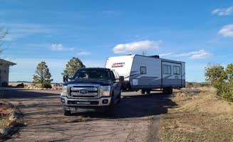 Brittany V.'s photo of rv camping at Whistle Stop RV and Antiques near Oakley, KS