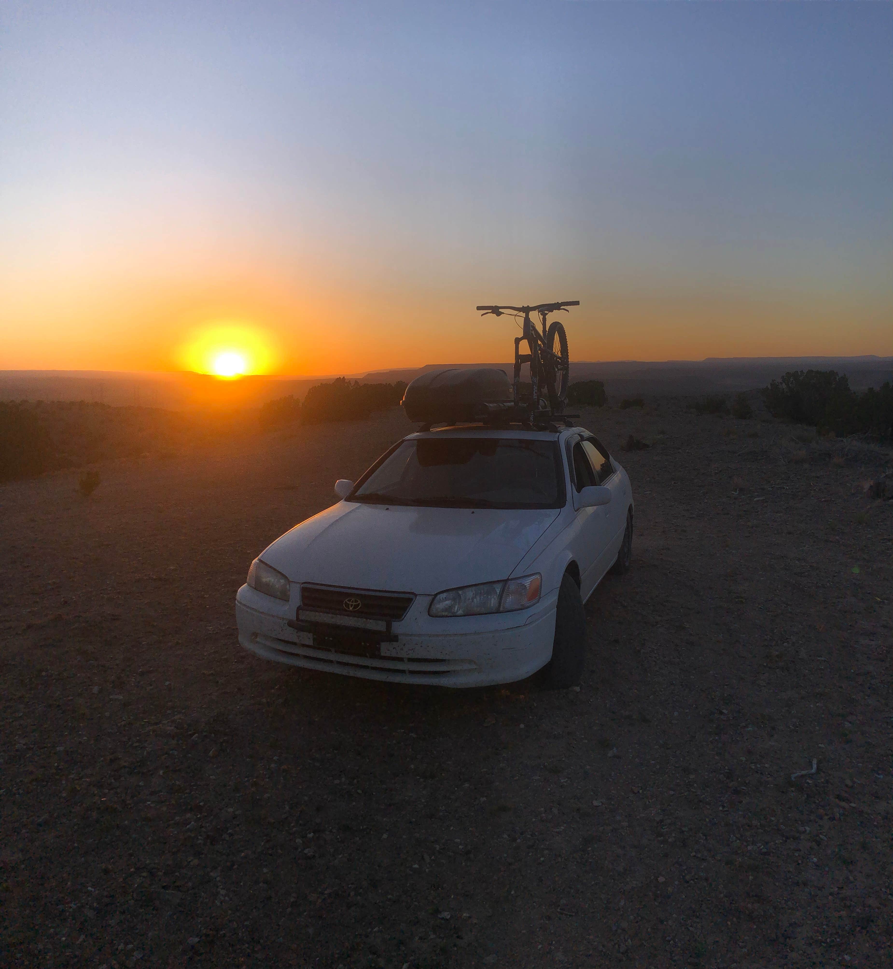 Ben S.'s photo of a dispersed camping area at Top of New Mexico - Dispersed Site near Lamy, NM