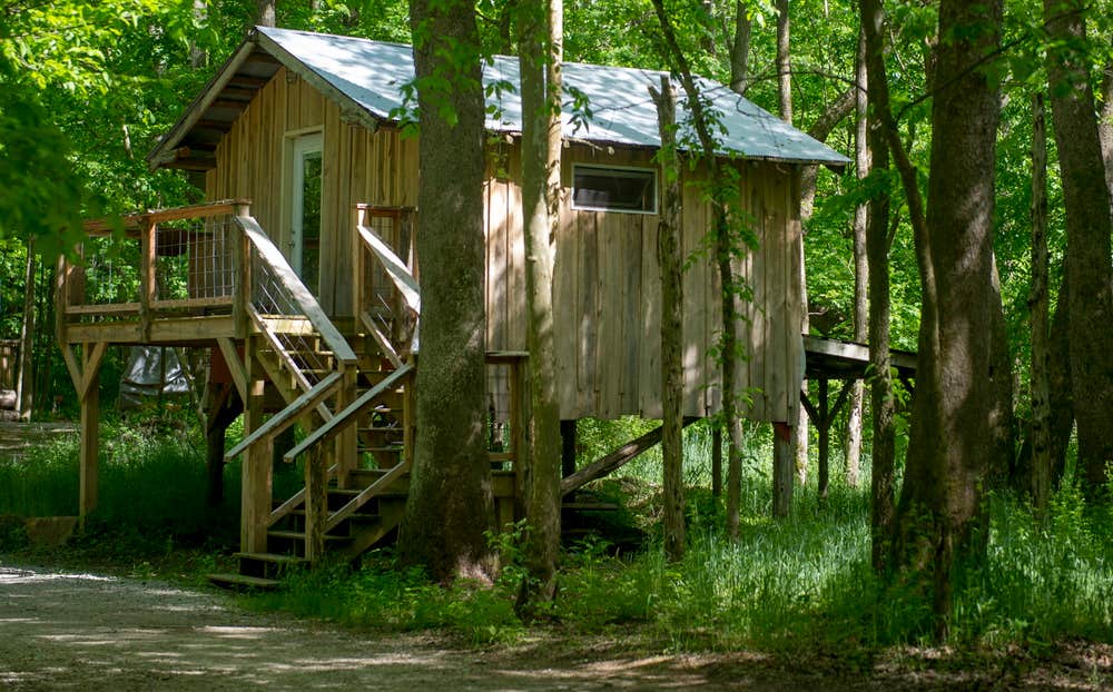 Kerry B.'s photo of a cabin at Happy Hollow Homestead near Hoosier National Forest