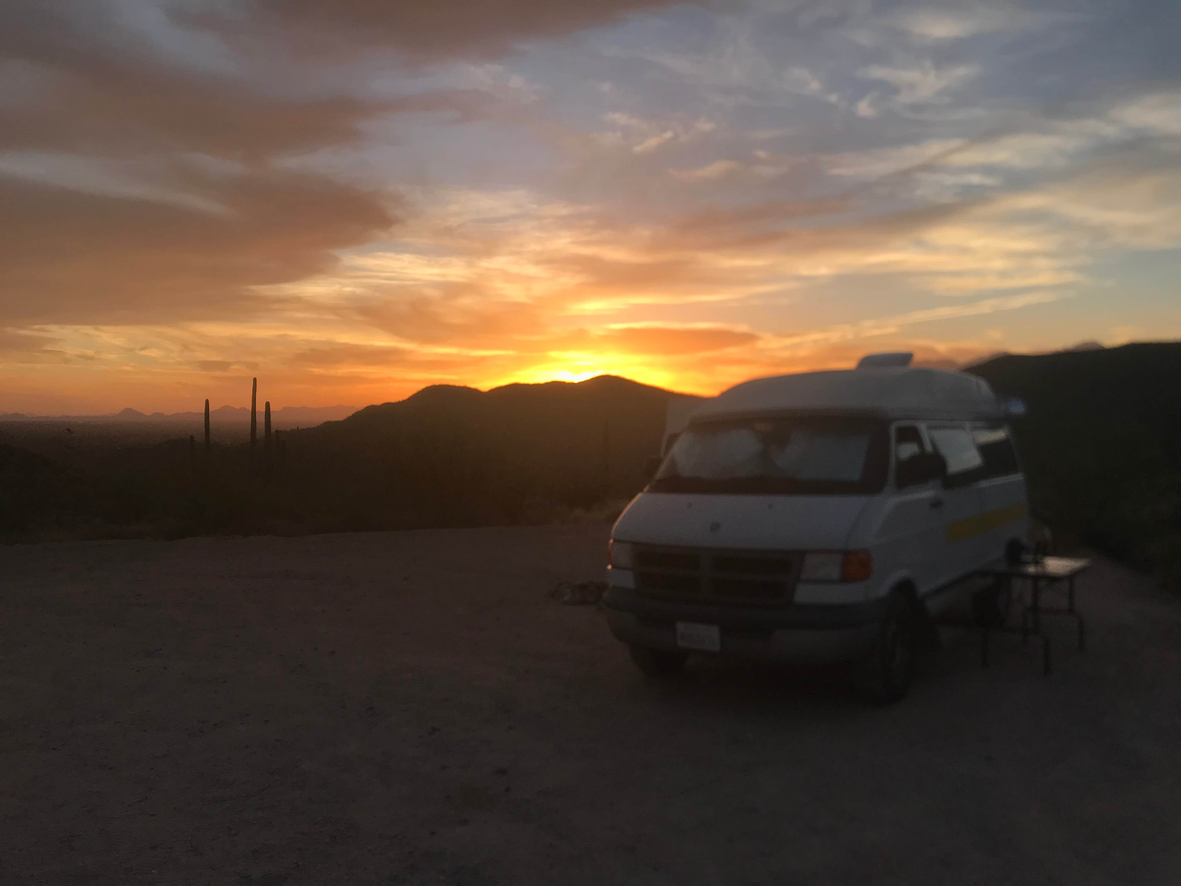 Cameron M.'s photo of a dispersed camping area at Redington Pass - Dispersed Camping near Tucson, AZ
