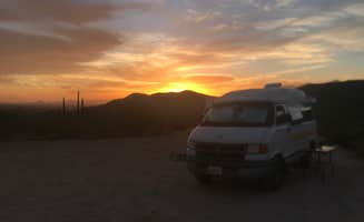 Cameron M.'s photo of a dispersed camping area at Redington Pass - Dispersed Camping near Mammoth, AZ