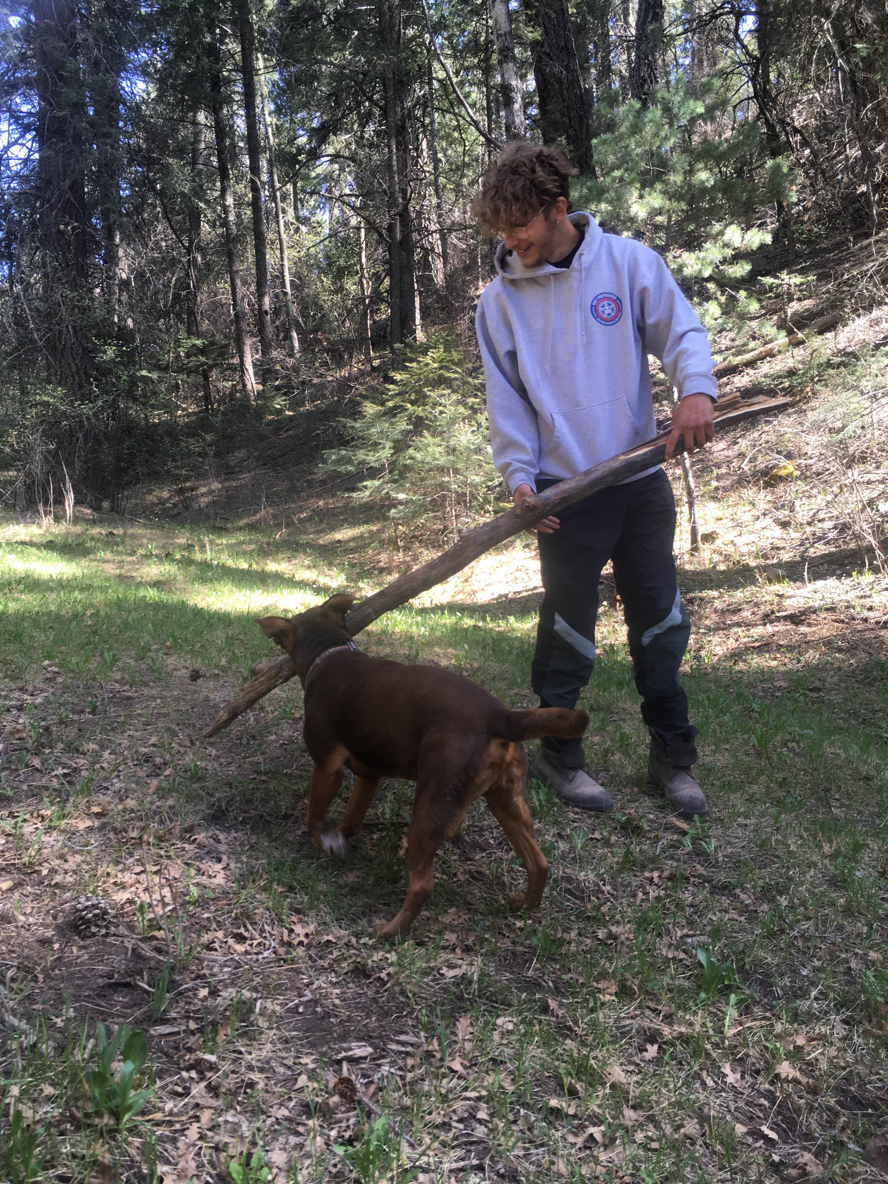 Cameron M.'s photo of camping with pets at Forest Road 568 - Dispersed Camping near Alamogordo, NM