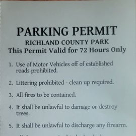 Permit from Sheriff's Office