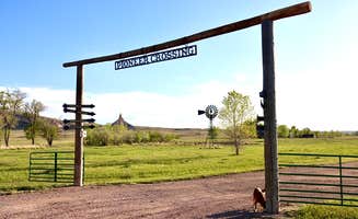 Darla's photo of camping with pets at Chimney Rock Pioneer Crossing near Alliance, NE