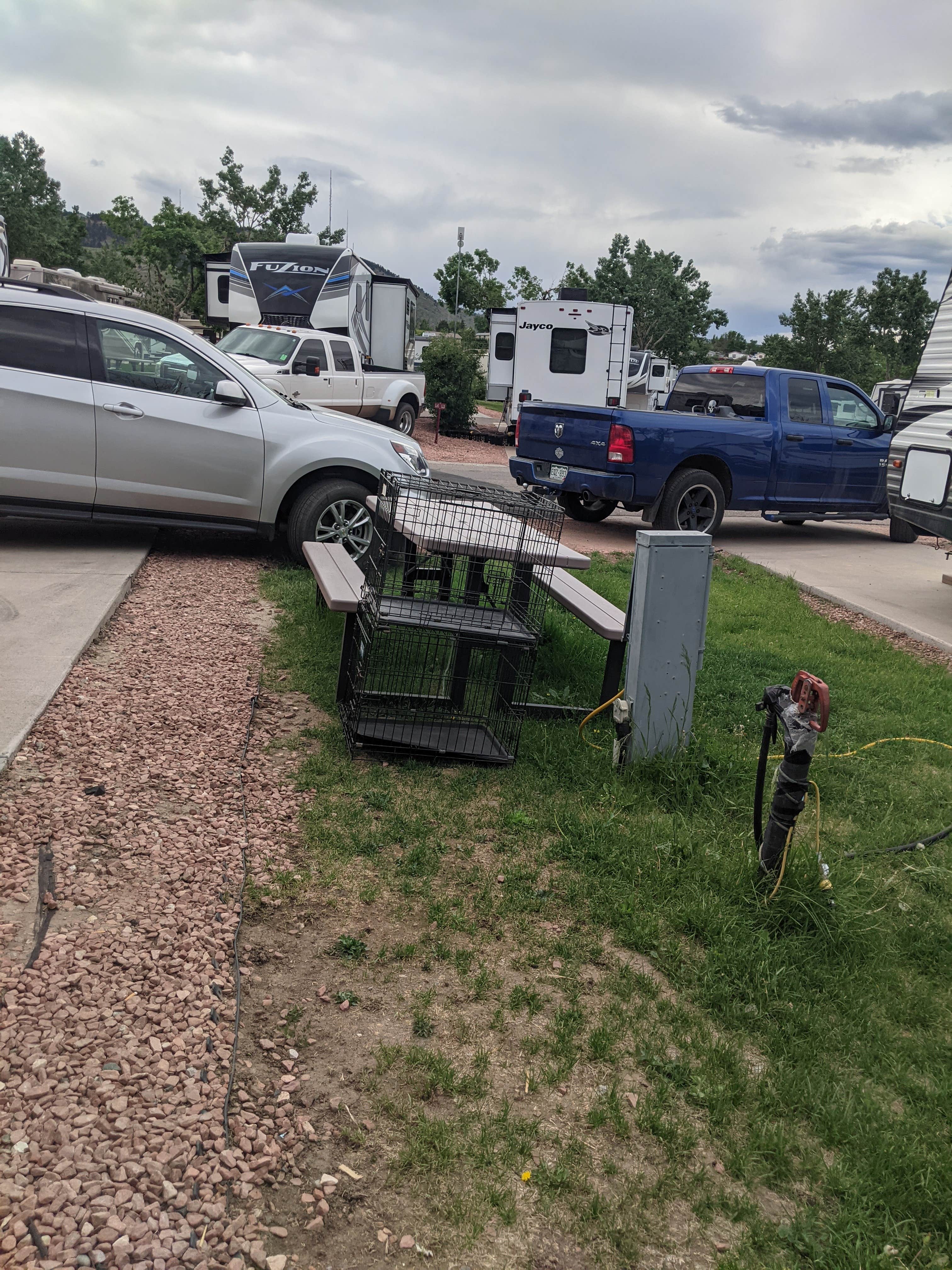 Grace J.'s photo of rv camping at Dakota Ridge RV Park near Franktown, CO