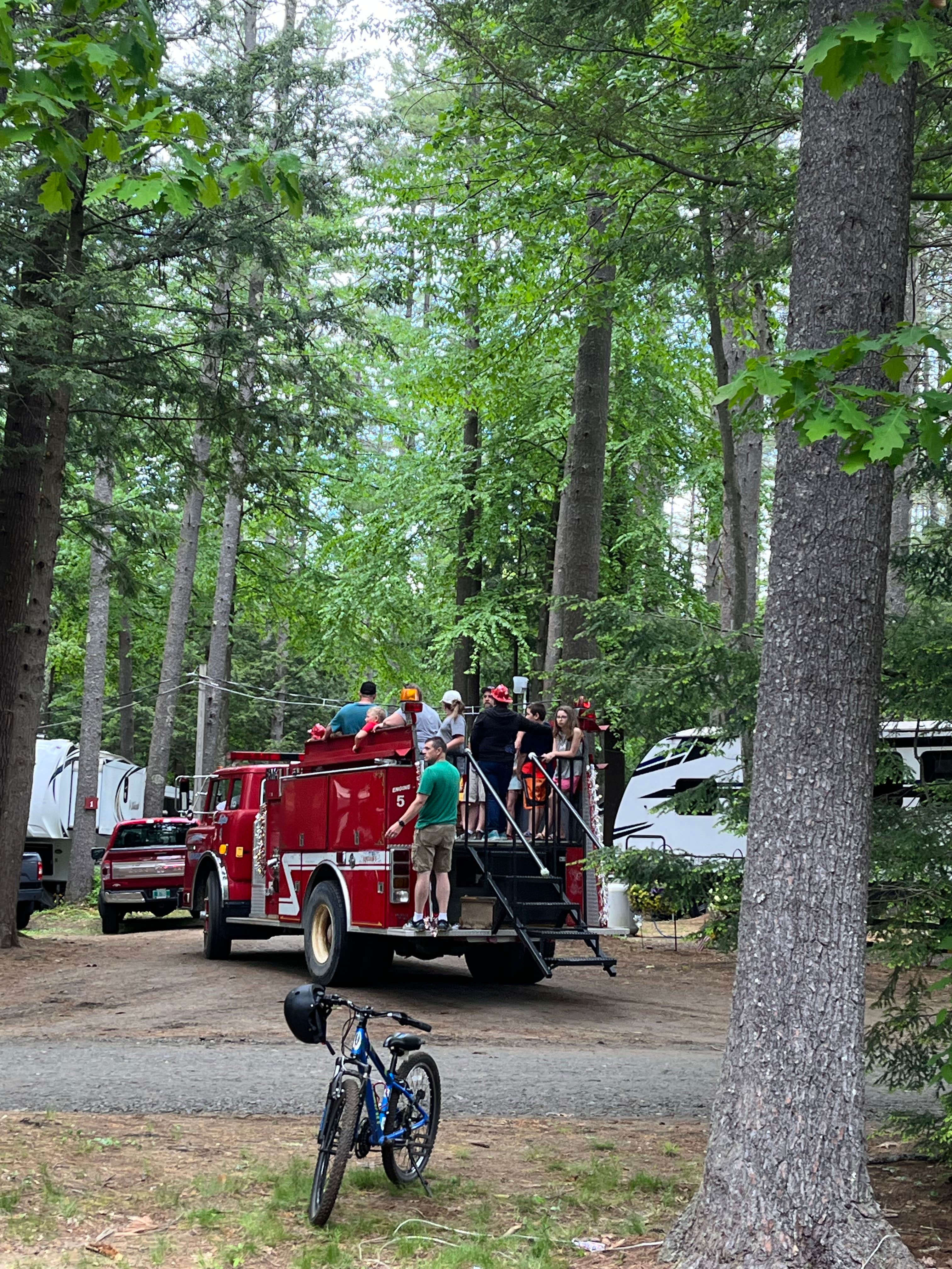 Camper-submitted photo at Crown Point Camping Area near Cornish, NH