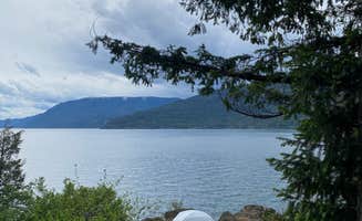 Mary K.'s photo of tent camping at Green Bay Campground - TEMPORARILY CLOSED 2024 near Newman Lake, WA
