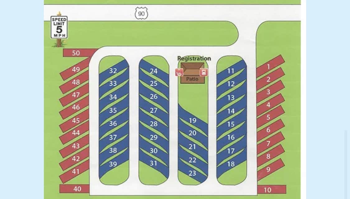 Camping near Sonnier Parkside Village: Blue Heron RV Park, Bell City, Louisiana