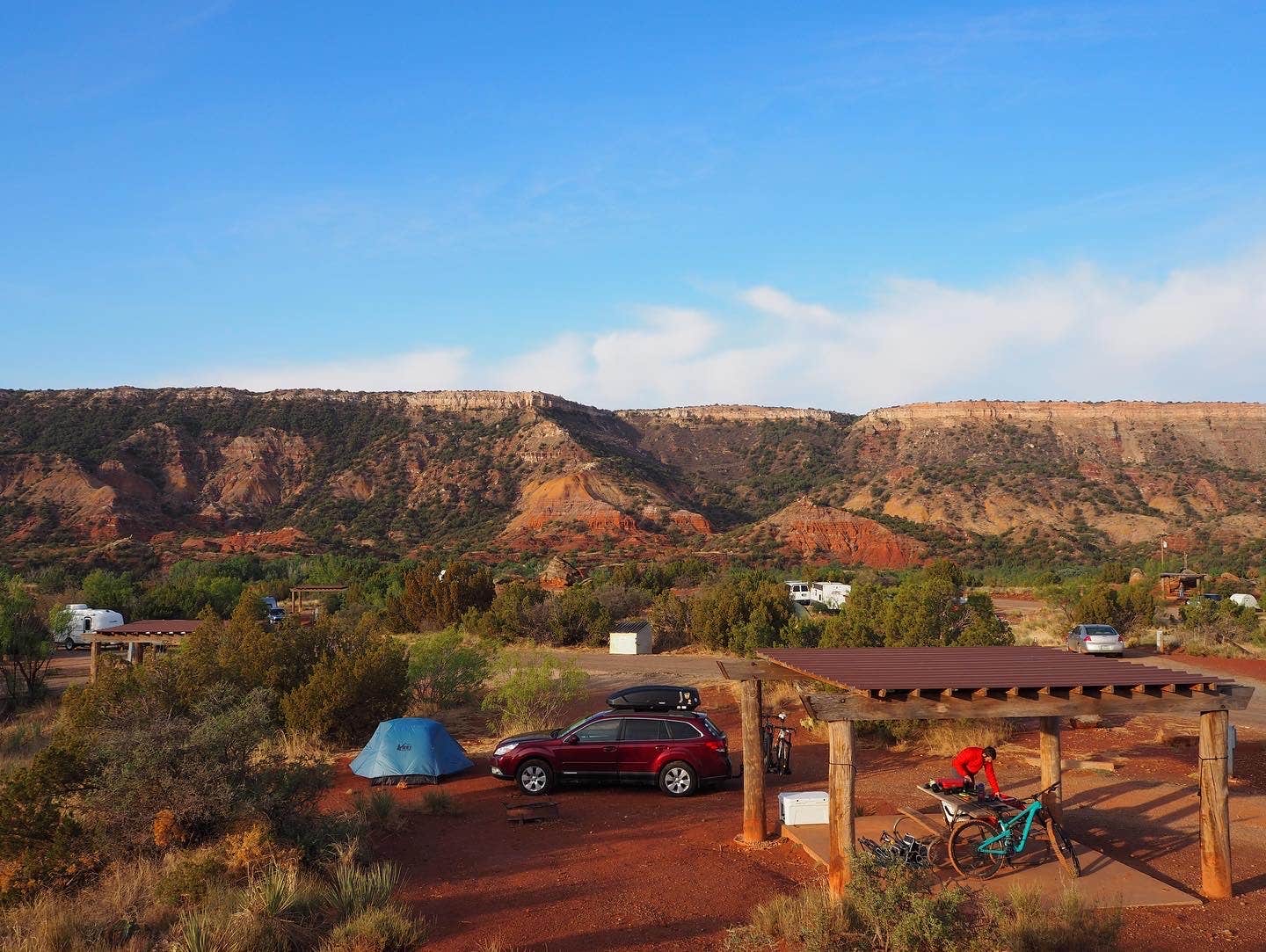 Halli S.'s photo at Mesquite Campground — Palo Duro Canyon State Park near Amarillo, TX