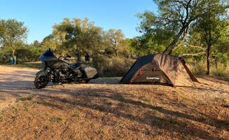 Baylor N.'s photo of tent camping at Cedar Point Recreation Area near Buchanan Dam, TX