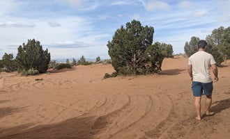 Camping near Coral Pink Sand Dunes State Park Campground: Sand Springs Overnight Campground, Kanab, Utah