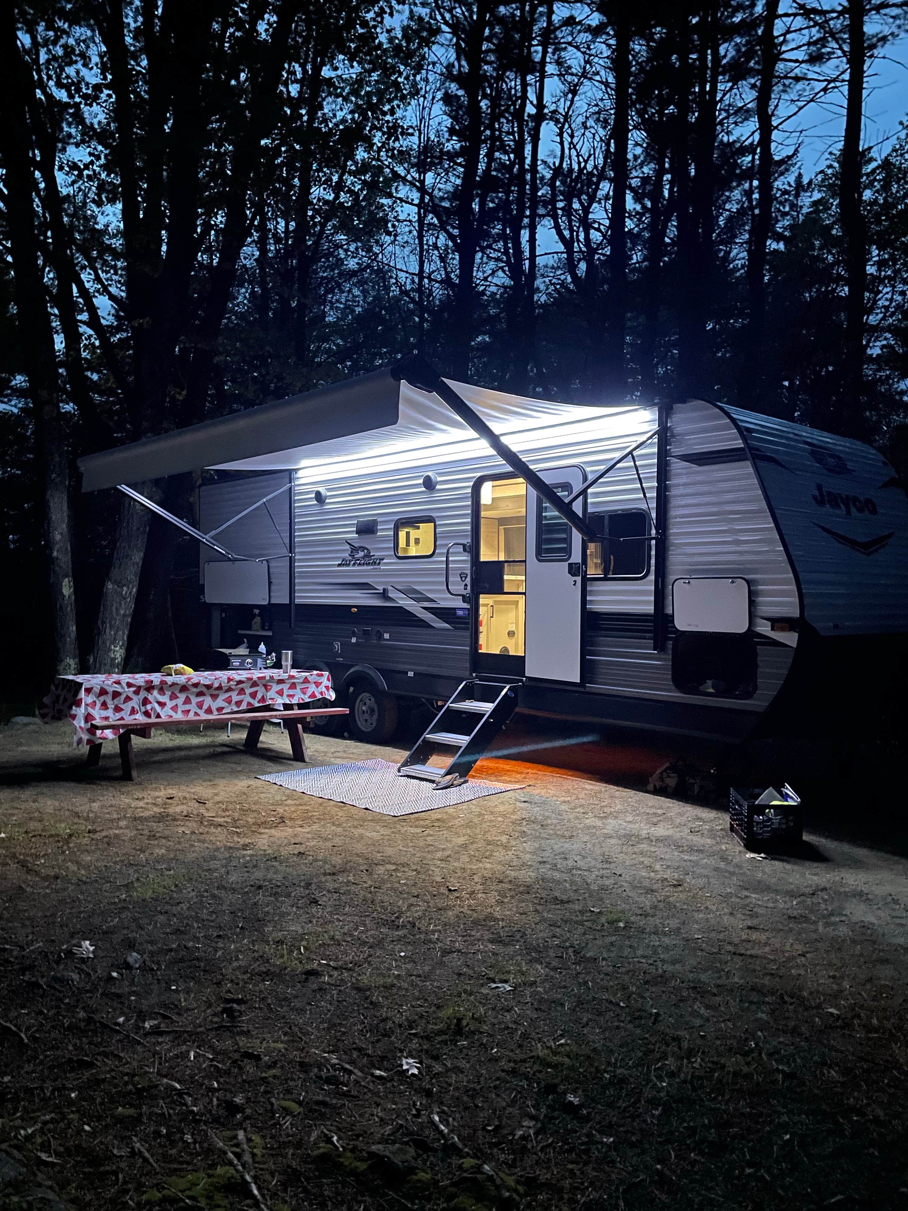 Laurie's photo of rv camping at Meadowbrook Camping near Boothbay Harbor, ME