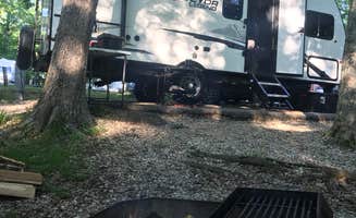 Justin R.'s photo of rv camping at Graham Cave State Park Campground near Ashland, MO