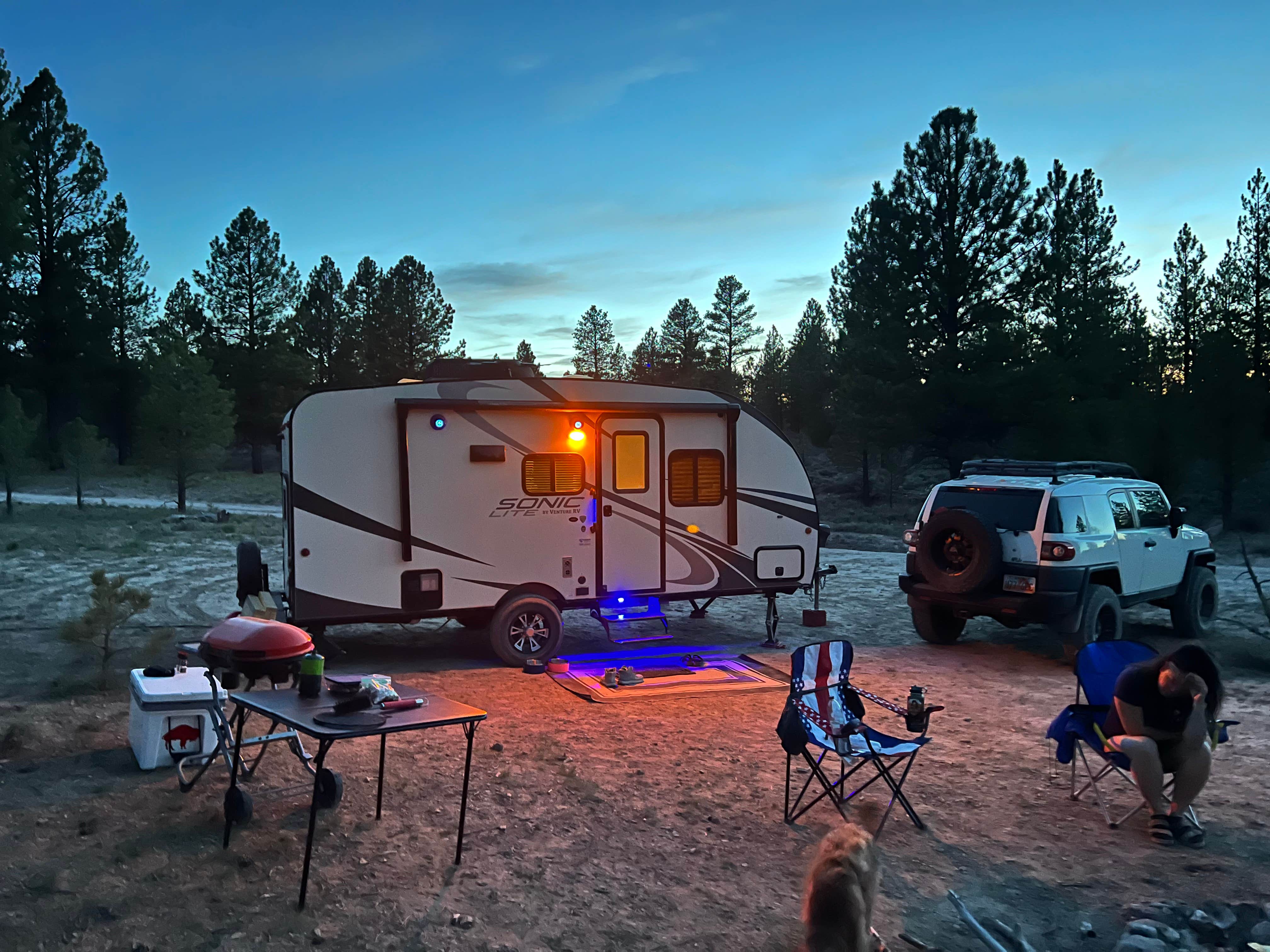 Willie W.'s photo of camping with pets at Great Western Trail Dispersed near Bryce Canyon National Park
