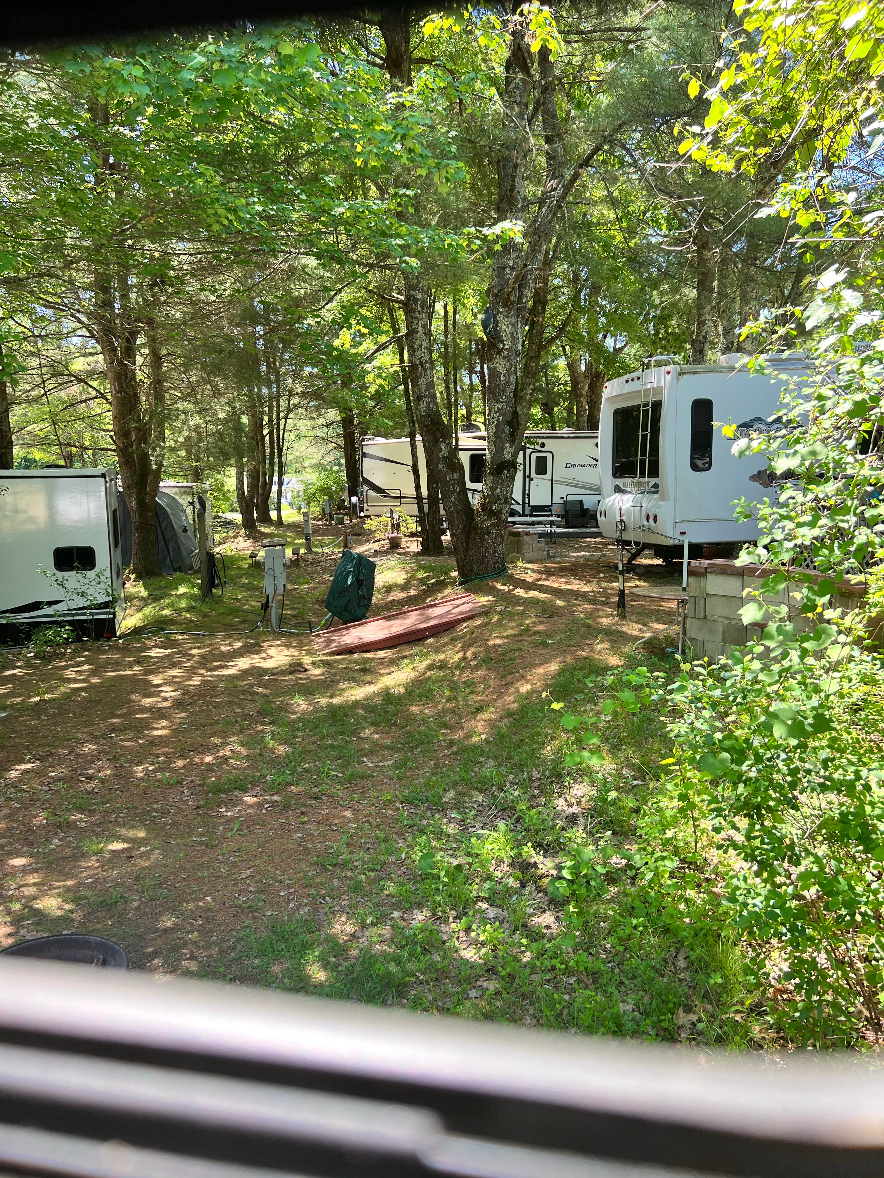 Camper-submitted photo at Cold brook Campground and Resort near North Brookfield, MA