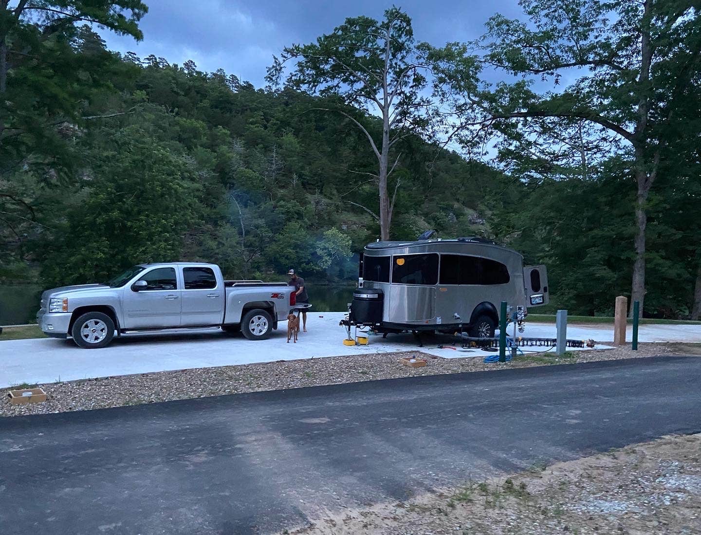 Jenn W.'s photo of rv camping at Beavers Bend State Park Campground near Fort Towson, OK